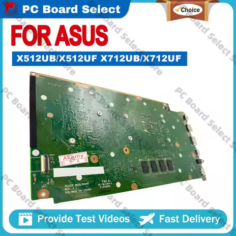 X512UB Laptop Motherboard For ASUS VivoBook F512U A512U X512UB V5000UA Y5100U X512U X512UF Mainboard