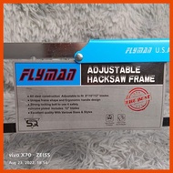 ◸ § ✅ Flyman Tools Usa Lagareng Bakal / Hacksaw Frame With Blade