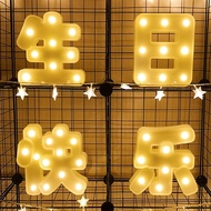 LED Light Happy Birthday 生日快乐 Wording Letter Led Decoration