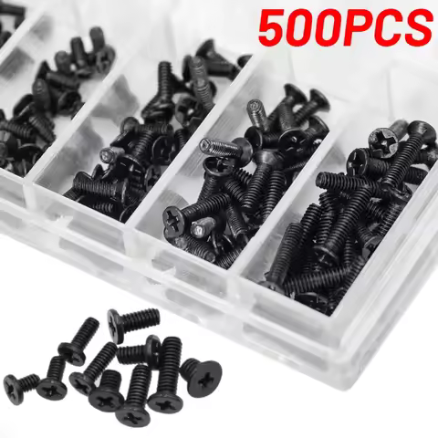 500Pcs Laptop Notebook Computer Repair Screws Kit for Lenovo Samsung HP IBM Hard Disk SATA Computer 