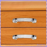 [FlameerMY] Acrylic Cabinet Handle, Cupboard Handle, Kitchen Drawer Handle, Cabinet Handle with Fixing Screws, Handle, Drawer Handle