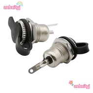 AHTY DC Power Female Socket Jack, Metal DC-099 DC Jack Adapter, DC Power Jack Socket 5.5 x 2.1mm Hig