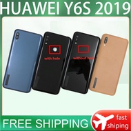 Original for Huawei Y6S 2019/Y6 2019/Y6 Prime 2019/Y6 Pro 2019 Back Cover Glass Rear Housing Battery Door Replacement with Camera Lens Adhesive Sticker