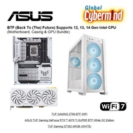 ASUS BTF TUF GAMING Z790-BTF WIFI / TUF Gaming GT302 ARGB / ASUS TUF GeForce RTX™ 4070 Ti SUPER BTF White OC 16GB GDDR6X