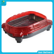 Red Beyblade sân vận động Arena tấm trạm chiến đấu với vỉ mui xe cho con quay hồi chuyển