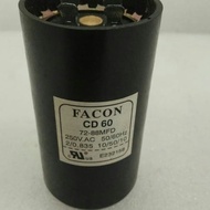 Kapasitor Facon 72-8Mfd 250Vac 50/60Hz