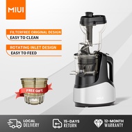 MIUI Slow juicer Cold press 7 level slow masticating juice extractor Unique FilterFree patented Multi-color NEW PRO