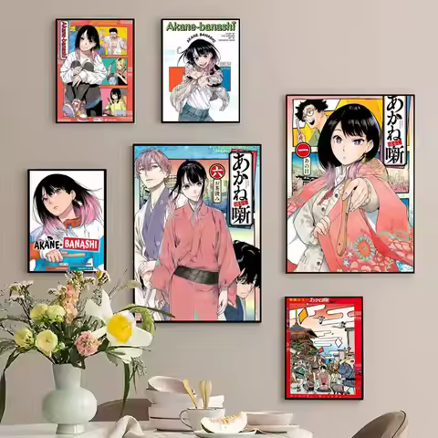 Traditional A-Akane-banashiS Poster Custom PP Poster Thickened Wall Sticker For Home Decoration