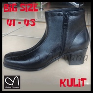 Terlaris Sepatu Pantofel Wanita High Heels Boots Bigsize Jumbo Boot