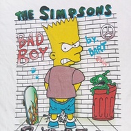 Bootleg Bart simpson tee shirt kaos kartun anime 