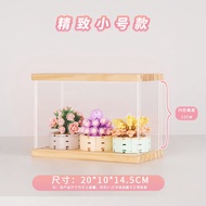 【Ready Stock】Manual Storage Box Blind Box Display Box Open Door Transparent Dust-proof Lego Display Cabinet Stackable Display Box