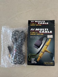 AV Multiable Cable (6’ Cable works with Guncon Light Gun)
