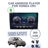 Android Player Package Promotion For HONDA CRV 97-11 With 360 Camera