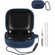 Silicone Case for EarFun Air Pro 4i-TW230 Earbuds with Keychain Cleaning Kit and Lanyard, Soft Prote