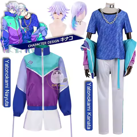 Game Paradox Live Cosplay Costume Yatonokami Nayuta Cosplay Yatonokami Kanata Cosplay Uniform Wig Ha