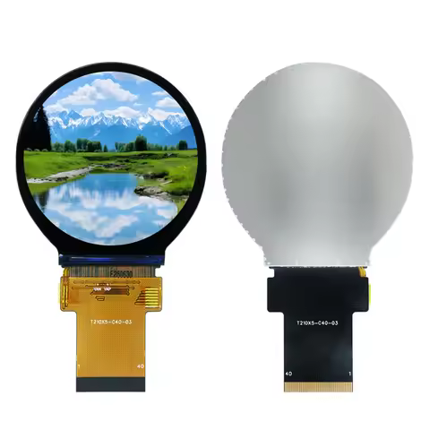 2.1 Inch TFT Full-Color Round Screen LCD Display Module ST7701 Driver IC 480*480 Dot Matrix 40Pin RG