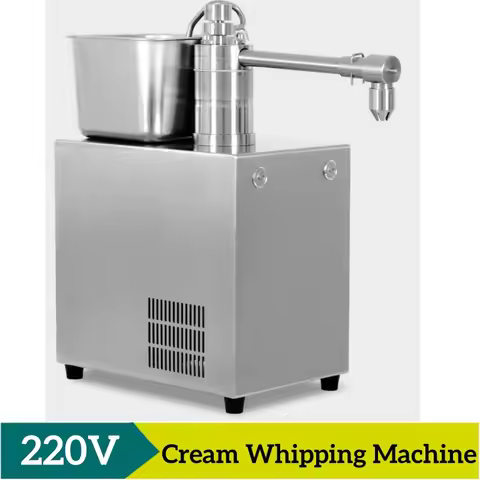 220V Cake Cream Mixing Machine Fully Automatic Cream Whipping Machine for Bread/Cake/Milk Tea/Coffee