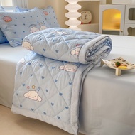 (new arrival) Cinnamoroll Blanket Cute My Melody Blanket Child Summer Nap Thin Blanket Soft and Brea