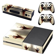 （Skin sticker）The Walking Dead Skin Sticker Decal For Xbox One Console and Kinect and 2 Controllers For Xbox One Skin Sticker Vinyl