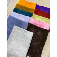 Embroidered kebaya fabric - Safira Premium Embroidered Fabric