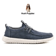 Hush Puppies_รองเท้าผู้ชาย รุ่น WATHERSMART HP IHDBB05X9 -สีฟ้า รองเท้าผ้าใบ Loafers Men Shoes รองเท้าลำลอง รองเท้าแบบสวม