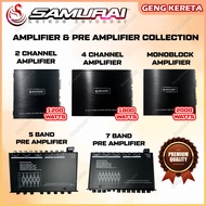SAMURAI KATANA High Power 1800W 4 Channel / 2 Channel 1200W / 2000W Monoblock Mosfet Amplifier 4 Ban