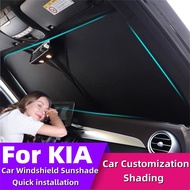 Car Windshield Sunshade for KIA CERATO SELTOS FORTE SPORTAGE SOUL STONIC NIRO Carens CARNIVAL Access