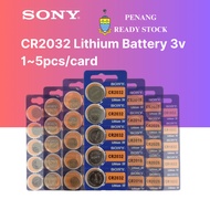 Sony CR2032 Original Lithium Battery 3v DL2032 2032 电池 Bateri Wholesale price