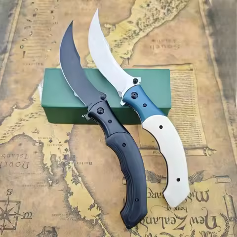 7471 Multi-functional Carving Knife 8Cr13Mov Steel Treatment Outdoor Tactical Camping EDC Hunting Kn
