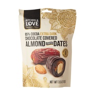 Kitchen &amp; Love 85% Dark Chocolate Covered Almond Stuffed Date