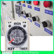 Bjiax Timer Relay  H3Y-2 Time Power On Delay 0-3 Minute 8 Pin 24V 110V 220V(24VDC)