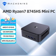 Machenike GTR Mini PC, AMD R7-8745HS, R7 H 255, 32G DDR5 1T SSD, Support Bluetooth & WiFi 2026 New M