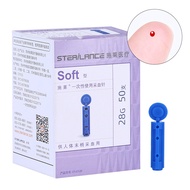 ✣ 50pcs/box Disposable Sterile safety twist blood lancet Collecting blood for Diabetes Blood sugar test 28G