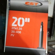 Folding bicycle inner tube 20 x 1.35 cst presta valve