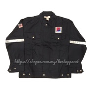 Petron Safety Jacket | Jaket Kerja Arrowman Navyblue 100% Preshrunk Cotton