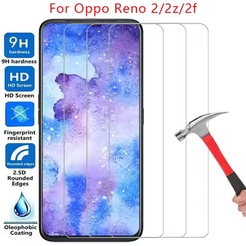 Phone Case for oppo Reno 2 2Z 2F Tempered Glass on Reno2 Z F Reno2Z Reno2F Z2 F2 Back Cover 360 OPP 