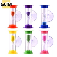 【GLIM】2 Min Blue Sand No Battery Shower Timer Save Water Needed Tooth Brushing Timer