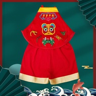 Baby One Year Old Dress Boy Catch Zhou Tang Suit One Hundred Days Full Month Baby Thin Belly Pocket 