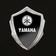 LAIFU Motorcycle Metal Emblem Badge Stickers Universal for Yamaha R1 R3 R25 Mt-09 Mt07 Fazer Fz6 Xj6