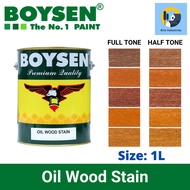 ✚✸∈Boysen Oil Wood Stain 1 Liter For Interior Woodworks Wood Paint Enhancing Wood Grain Brix Industr