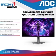 AOC AGON PRO AG276QZD 26.5" QHD 240Hz OLED Gaming Monitor