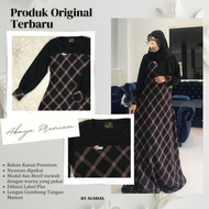 abaya hitam kotak by alshal