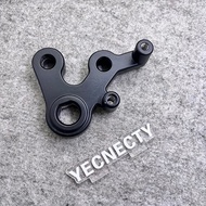 For Benelli 180S 165S BJ150-31 Keeway RKF 125 CNC Black Motorcycle Front Left Foot Pegs Pedals Brack