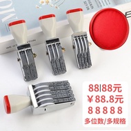 Qixing Roller Number Stamp 2-16 Digit Large Medium Small Adjustable 0-9 Price Date Number Number Sta