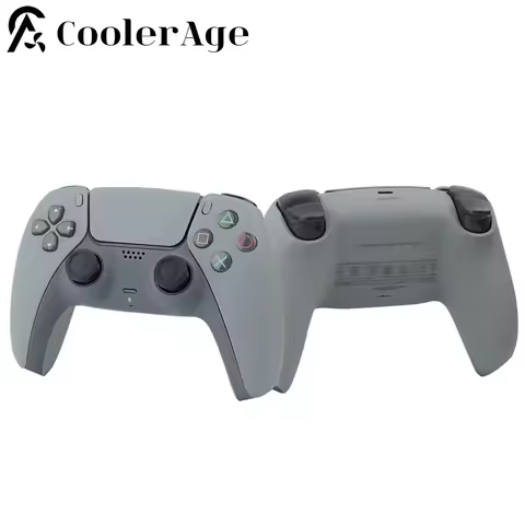 Limited 30th Anniversary for PS5 Controller Shell Front Back Cover Grey Crystal Button Replacement B