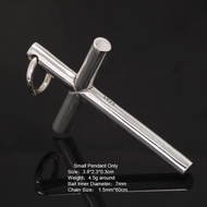 Real Solid 925 Sterling Silver Cross Pendant For Men And Women Smooth High Polishing Simple Design J