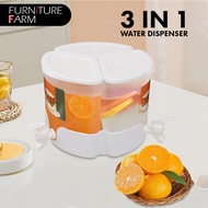 F&F: Jug 5.2L Large Capacity 360 Rotatable Water Dispenser Water Container Jug /juice jug