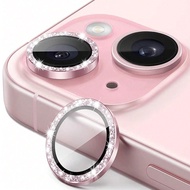 3 miếng phim bảo vệ ống kính máy ảnh tương thích với LPhone 16, 15, 14, 13, 12, 11, vỏ bọc vòng kim