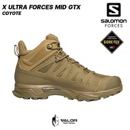 Salomon - X Ultra Forces Mid GTX [ Coyote ] รองเท้าผู้ชาย รองเท้าเดินป่า วิ่งเทรล Trail Running กันล