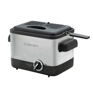 Cuisinart 美膳雅 不鏽鋼輕巧型溫控油炸鍋 29 x 20 x 19cm 2.6kg  CDF-100TW